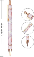 Ballpoint Pen 3Pcs Click Black Ink Metal Retractable 1.0 mm Medium Ballpoint - Image 3
