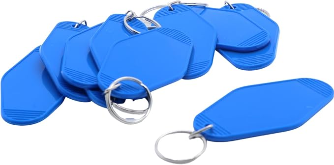 10pcs Blank Hotel Keychains Bulk Vintage Motel Keychain Vinyl HTV printing - Image 5
