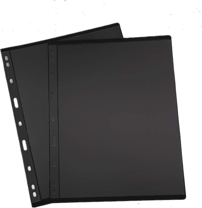 MUDOR 20 Sheets Stamp Pages for Collection Album Binder Book, 1 Pocket | Holds - Image 2