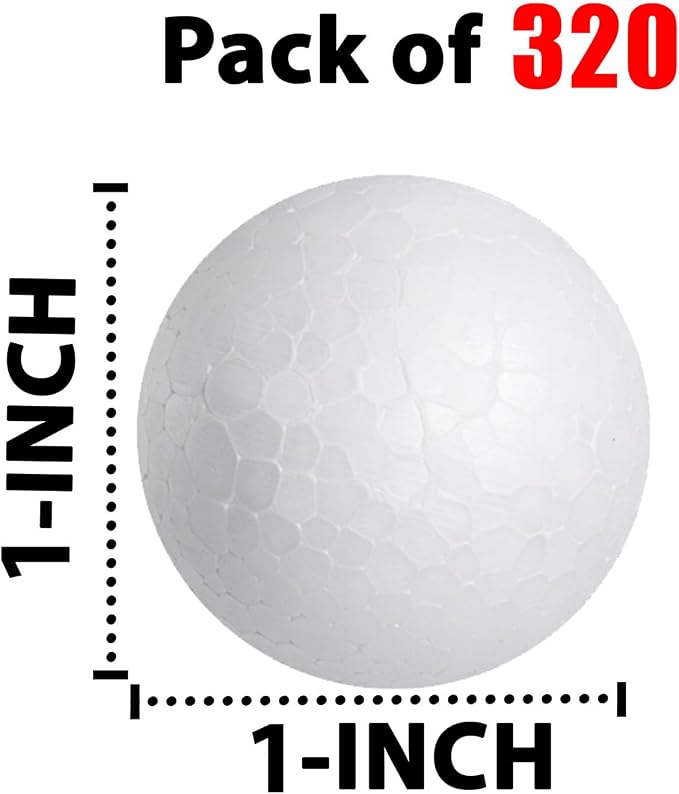 320 Pack 1'' inch Foam Balls - Image 3