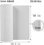 AMZQNART EVA Foam 5mm, Cosplay Foam 16x29.5 inch White, High Density 90 kg/m³ - Image 2