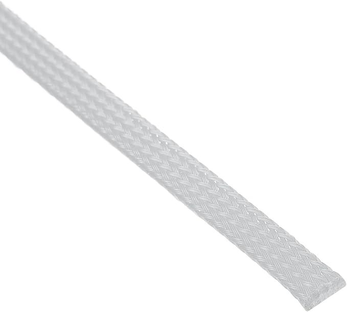 uxcell PET Expandable Sleeving 10ft 1/4" Gray Cable Management Sleeve Cord - Image 2