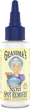 Grandma's Secret Spot Remover - Chlorine, Bleach and Toxin-Free Stain Remover - Stain Remover for Clothes - Fabric Stain Remover Removes Oil, Paint, Blood and Pet Stains – 2 Ounce