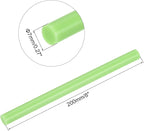 uxcell Mini Hot Glue Sticks for Glue Gun 7mm x 200mm Green 12pcs - Image 2