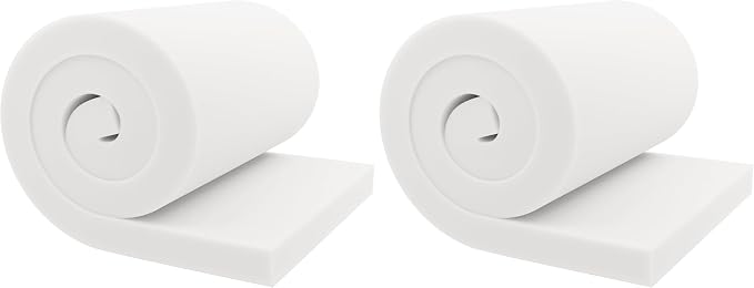 GoTo Foam 2" Height x 24" Width x 72" Length 43ILD Upholstery Cushion Made in by GoToFoam