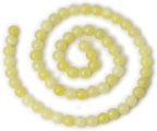 60PCS 6mm Natural Yellow Lemon Jade Gemstone Round Loose Beads - Image 2
