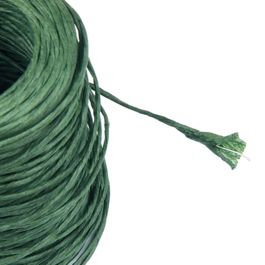 Floral Wire, Rustic Paper Wrapped Metal Wire 14 Gauge 164 Feet | Bind Wire Twine - Image 2