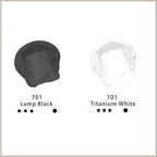 Artecho White and Black Acrylic Paint 500ml / 17oz Large Bottle | Semi Glossy - Image 2