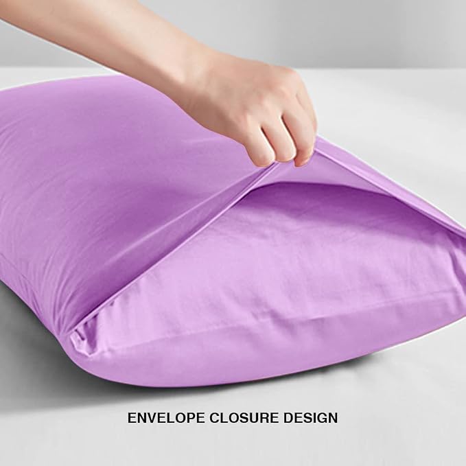 FLXXIE King Pillow Cases Set of 2, Soft Microfiber Pillow Covers - Image 5