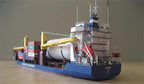 MOUDOAUER 1/400 Polish Gdansk Cargo Ship Paper Model Set - Image 6