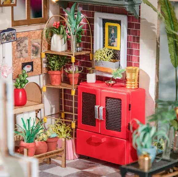 Rolife DIY Miniature House Kit Flower Shop, Tiny House Kit - Image 5