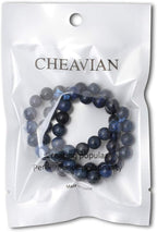 45PCS 8mm Natural Dumortierite Gemstone Round Loose Stone Beads - Image 5