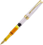 Lanxivi Yongsheng 3011 Demonstrator Clear Classical Fountain Pen Fine Nib Arrow - Image 2