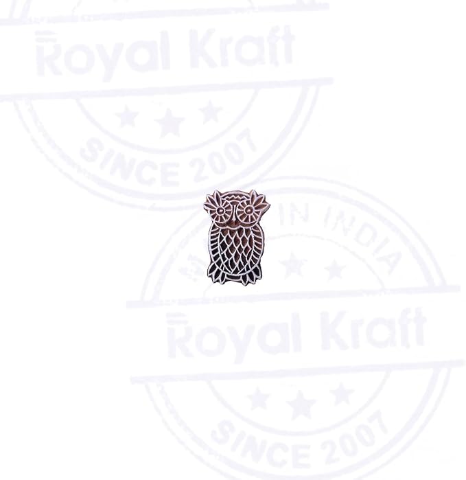Royal Kraft Wooden Stamps DIY Fabric, Henna Printing Blocks THDtag035 - Image 2
