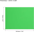 MECCANIXITY EVA Foam Sheets Green 7.6 Inch x 5.9 Inch 2mm Thickness - Image 2