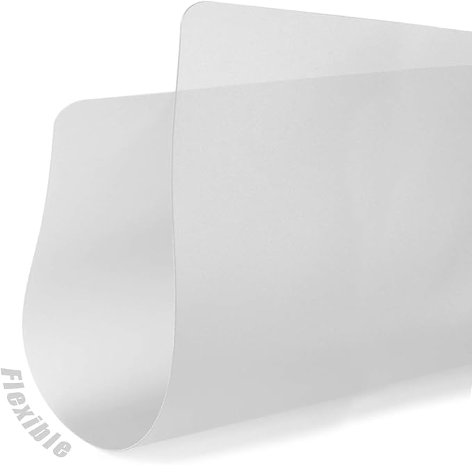 Fotouzy Plastic Cutting Board Set of 7, Frosted Clear Flexible Cutting Mats - Image 3