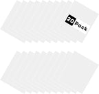 HTVRONT White HTV Heat Transfer Vinyl: 20 Pcs 12" x 10" White Iron on Vinyl | - Image 6