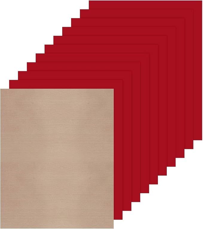 JANDJPACKAGING Red HTV Heat Transfer Vinyl by JANDJPACKAGING