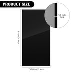Juexica 2 Pcs 12'' x 24'' Black Acrylic Sheet 1/8'' Thick Cast Acrylic Sheet - Image 2