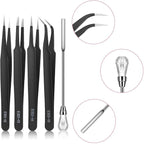 11 Pcs Silicone Resin Mold Tools Set Stirring Needle Spoon Tool Tweezers - Image 3