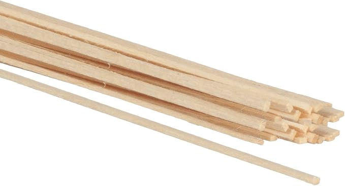 Bass Wood 1/32 X 1/16 x 24 BWS3001 by Unknown