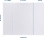 Foam Board Trifold 52 x 40 x 3/16", Large Foam Core Poster Board | 5 Pack - Image 2