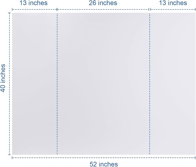 Foam Board Trifold 52 x 40 x 3/16", Large Foam Core Poster Board | 5 Pack - Image 2