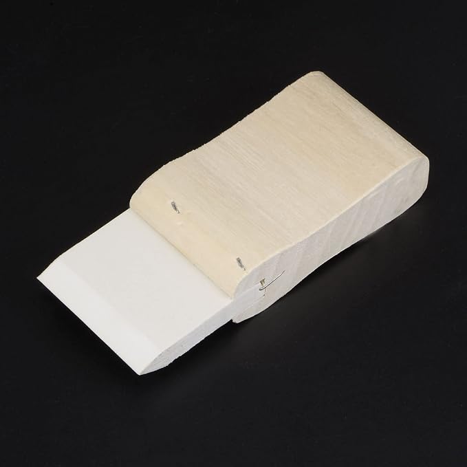 HARFINGTON Screen Printing Squeegee 2 Inch 65 Durometer Rubber Blade Wooden - Image 3