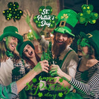 30Pcs St. Patrick's Day Leaves Unfinished Paintable Blank Wooden Festival - Image 4