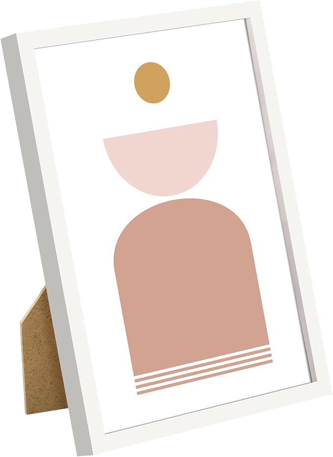 upsimples 5x7 Picture Frame Set of 3, Made of High Definition Glass - Image 2
