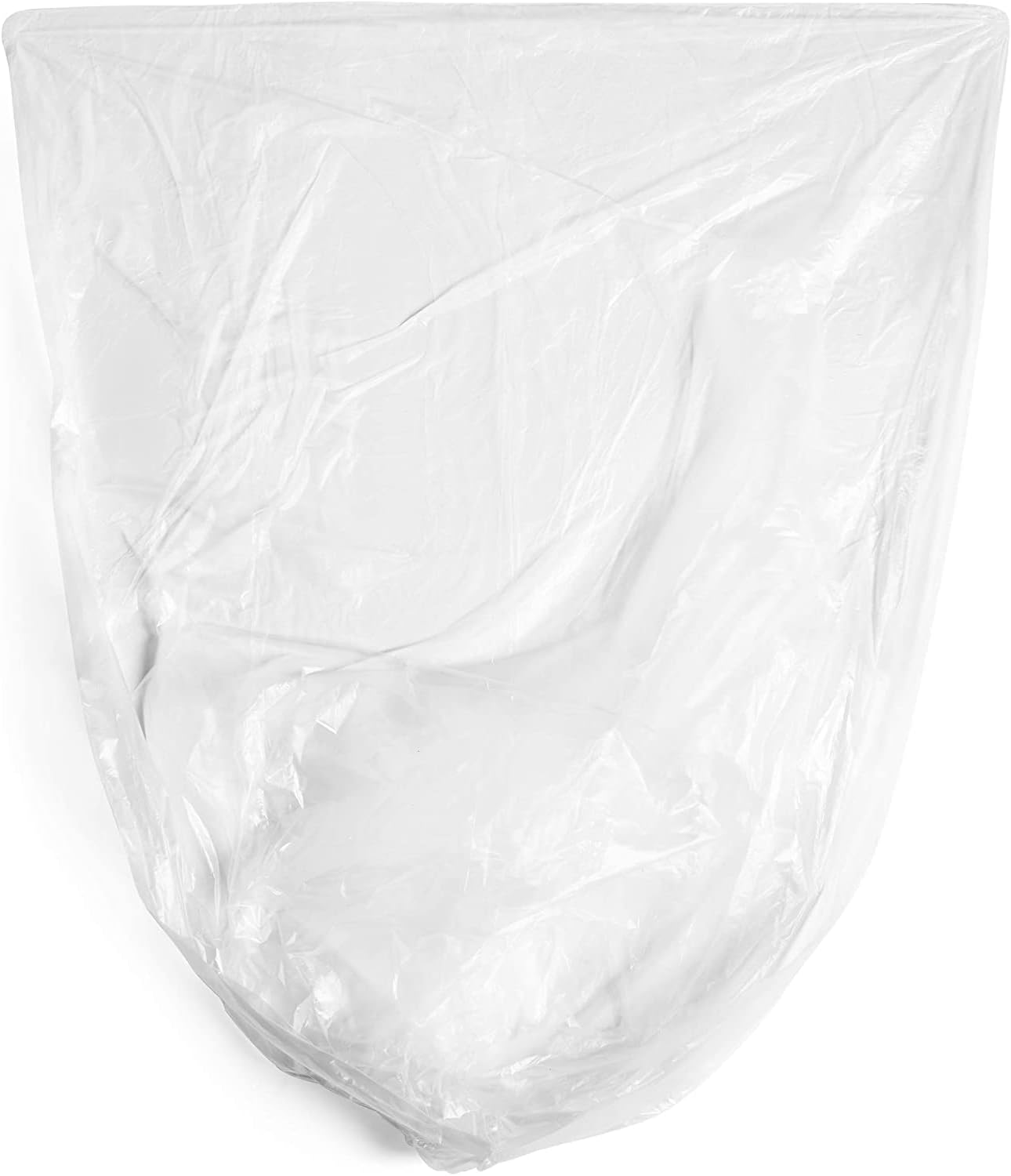 Aluf Plastics High Density Trash Bags, 33 Gallon, 2000 Count, 11 Micron (eq), 33" x 40", Clear, for Bathroom, Office, Industrial, Commercial, Janitorial, Municipal, Recycling