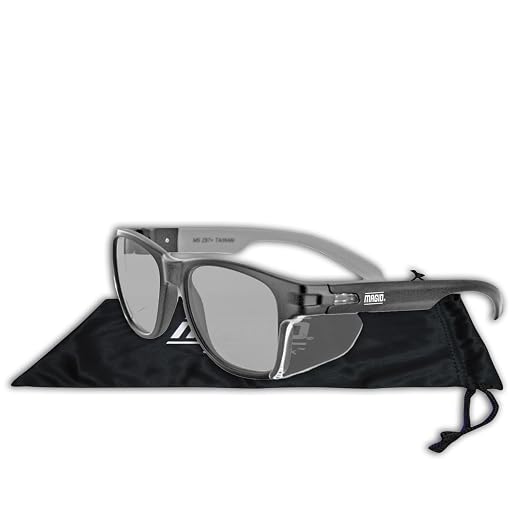MAGID Y50 Safety Glasses for Construction | Black Frame — 1 Pair, ANSI Z87.1+ - Image 3