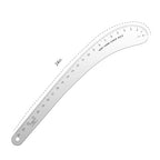KEARING 24" Aviation Aluminum Hip Curve Ruler Dual Sided Scales Sewing Tool | - Image 2