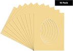 Marzipan Beige Acid Free 30x42 Oval Picture Frame Mat - Image 2