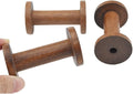 HAHIYO 3.35Inch/8.5cm 3PCs Light Brown Color Wood Spool by Unknown