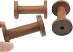 HAHIYO 3.35Inch/8.5cm 3PCs Light Brown Color Wood Spool by Unknown