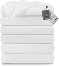 Lavisun California King Flat Sheet 6 Pack Soft Brushed Microfiber Bedding Sheets by Lavisun