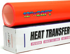 PU Heat Transfer Vinyl 12"×20ft Roll Neon Orange – HTV by GIO-FLEXHTVFashionMask