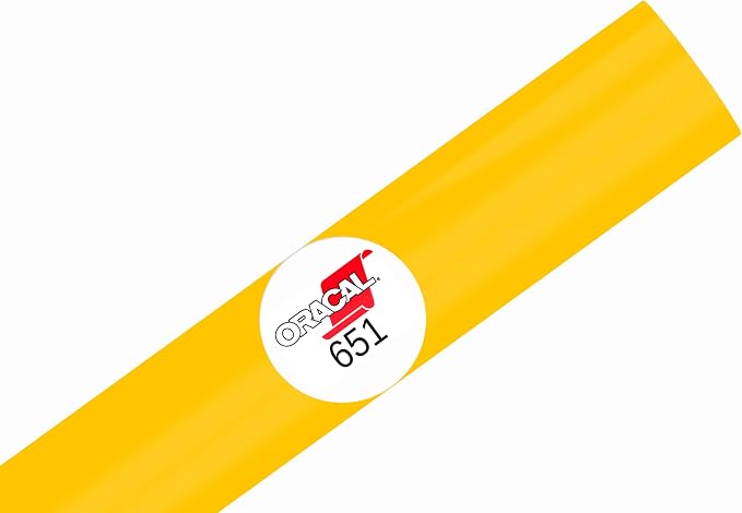ORACAL 651 Glossy Permanent Vinyl 12 Inch x 15 Feet by Orafol