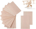 12 Pack 1/8 Balsa Wood Sheets 4 x 6 Inch Natural Plywood Unfinished Wood Board by iUoczi