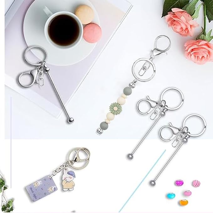 6 Pcs Beadable Keychain Bars Bulk - Image 4