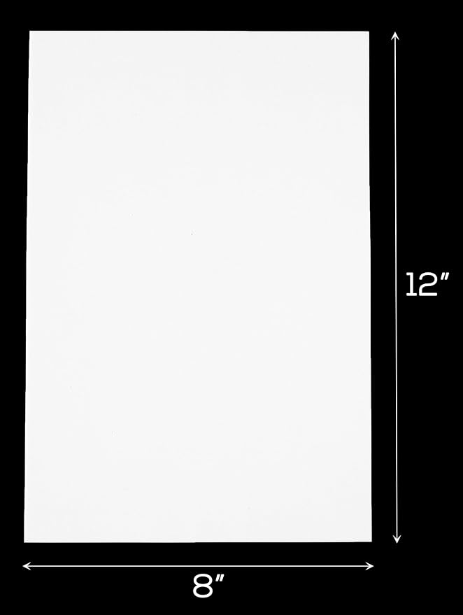 CleverDelights 8 x 12 Inch White Foam Sheets - Image 4