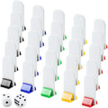Bignc 50 Pack Colorful Game Card Stands, 50 Pieces White Blank Game Board Marker by BIGNC