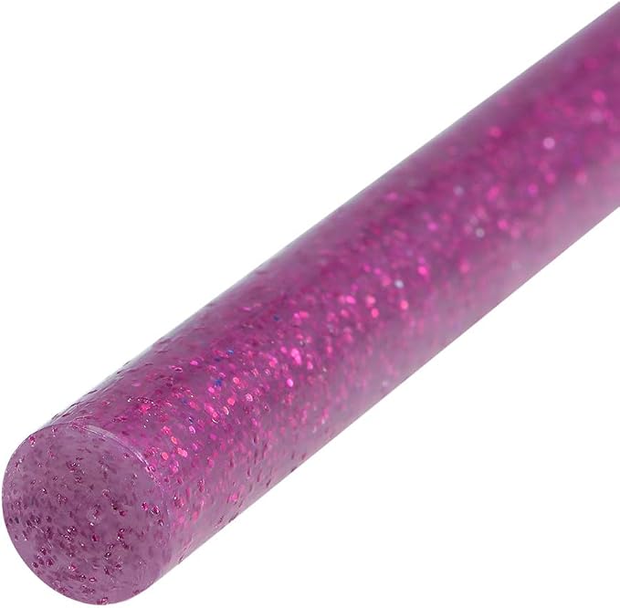 uxcell Mini Hot Glue Sticks for Glue Gun 0.27-inch x 4-inch Rose Red Glitter - Image 3
