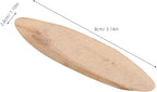 EXCEART 25Pcs Oval Driftwood Slices Natural Wood Blanks - Image 2