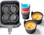 Air Fryer Baking Cups Ideal for Cupcakes, Eggs & Desserts. | Food-Grade - Image 4