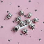 Acxico 30pcs cauldron Charms Antique Silver Tone cauldron charm pendants 12x9mm - Image 6