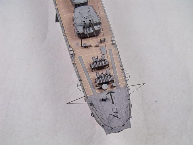 NZPOST 1:200 Scale Japan IJN Shiratsuyu Destroyer Ship Handcraft Paper Model Kit - Image 4