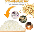 BBAXI Candle Making kit Supplies，Nature Soy Wax DIY Craft Tools - Image 5