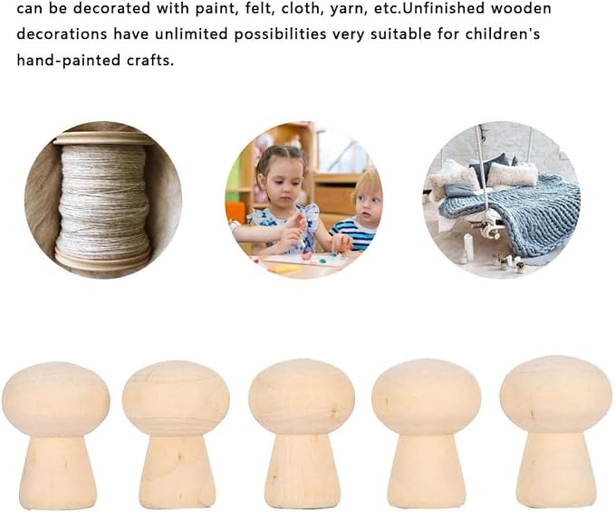 Unfinished Wooden Peg Doll Bodies 20 Pack - Image 3